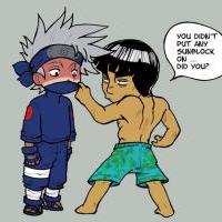 Kakashi got Sunburn owie